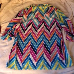 Vibrant shirt!